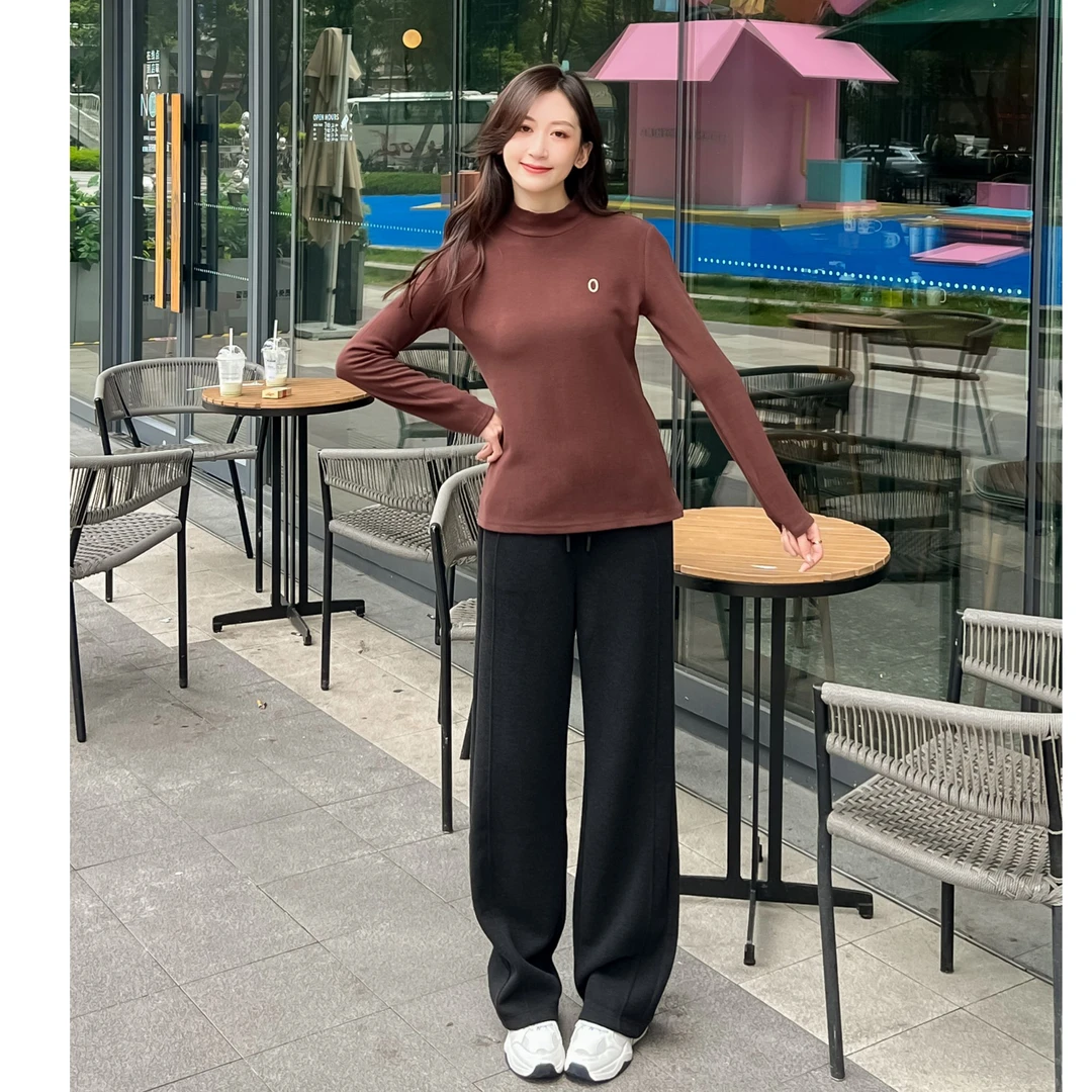 身形计半高领长袖女保暖打底衫秋冬上衣212