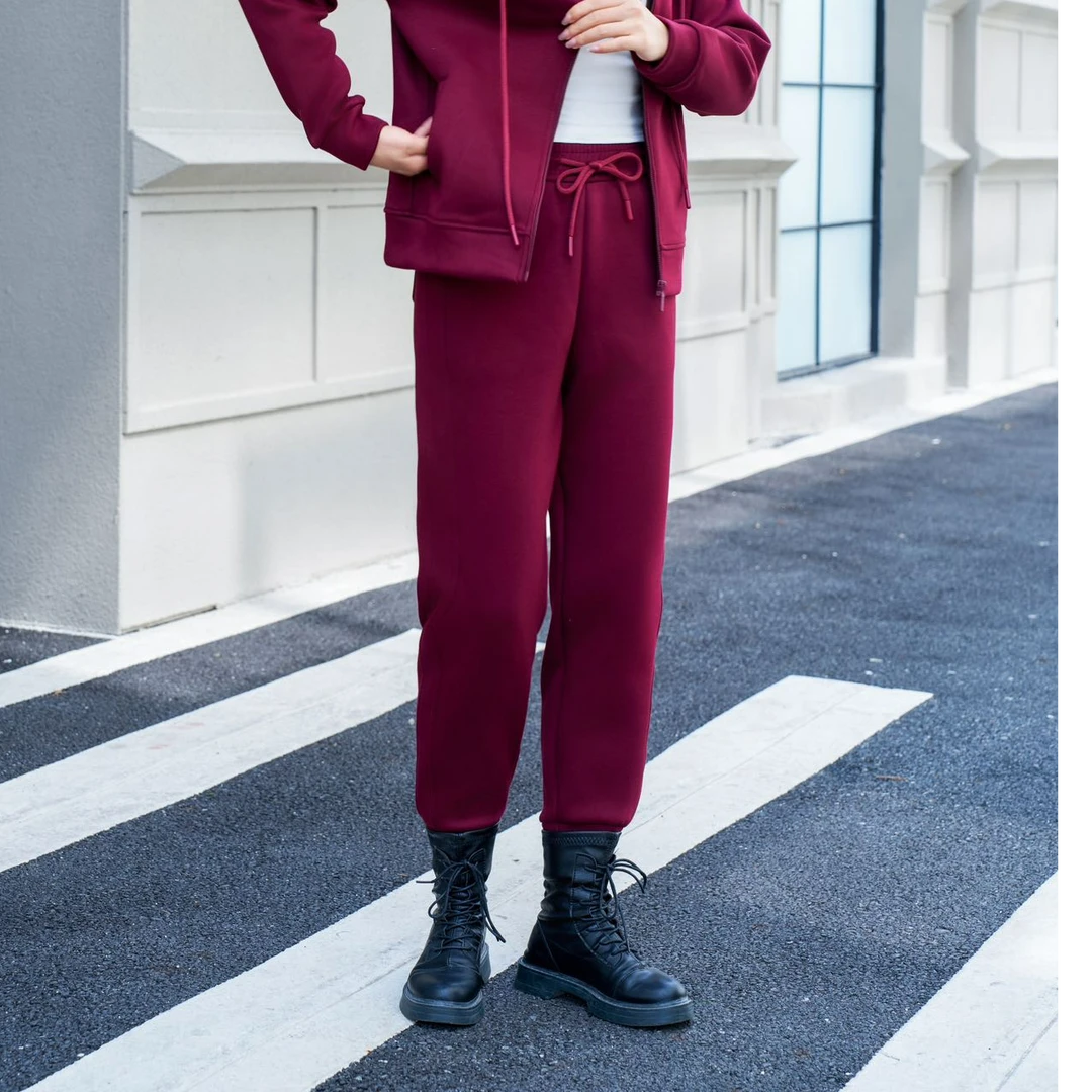 8818身形计束脚防风裤秋冬加厚运动休闲卫裤