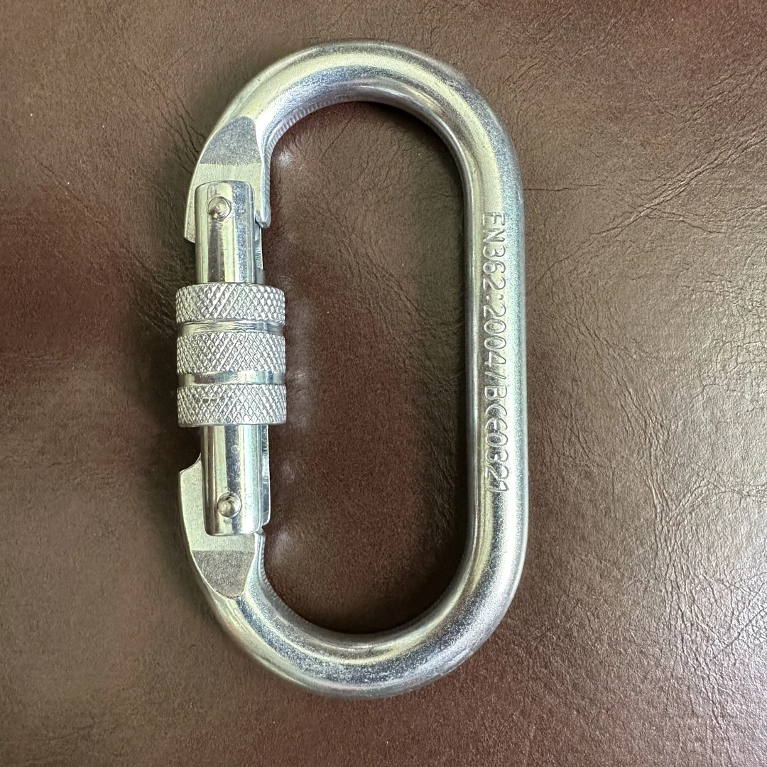 户外攀岩扣主锁装备安全挂钩钢扣梅陇锁登山扣承重保险钩O型钩