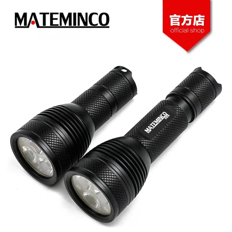 迈特明酷X6S迷你便携防水3000lm户外露营登山骑行自行车强光手电