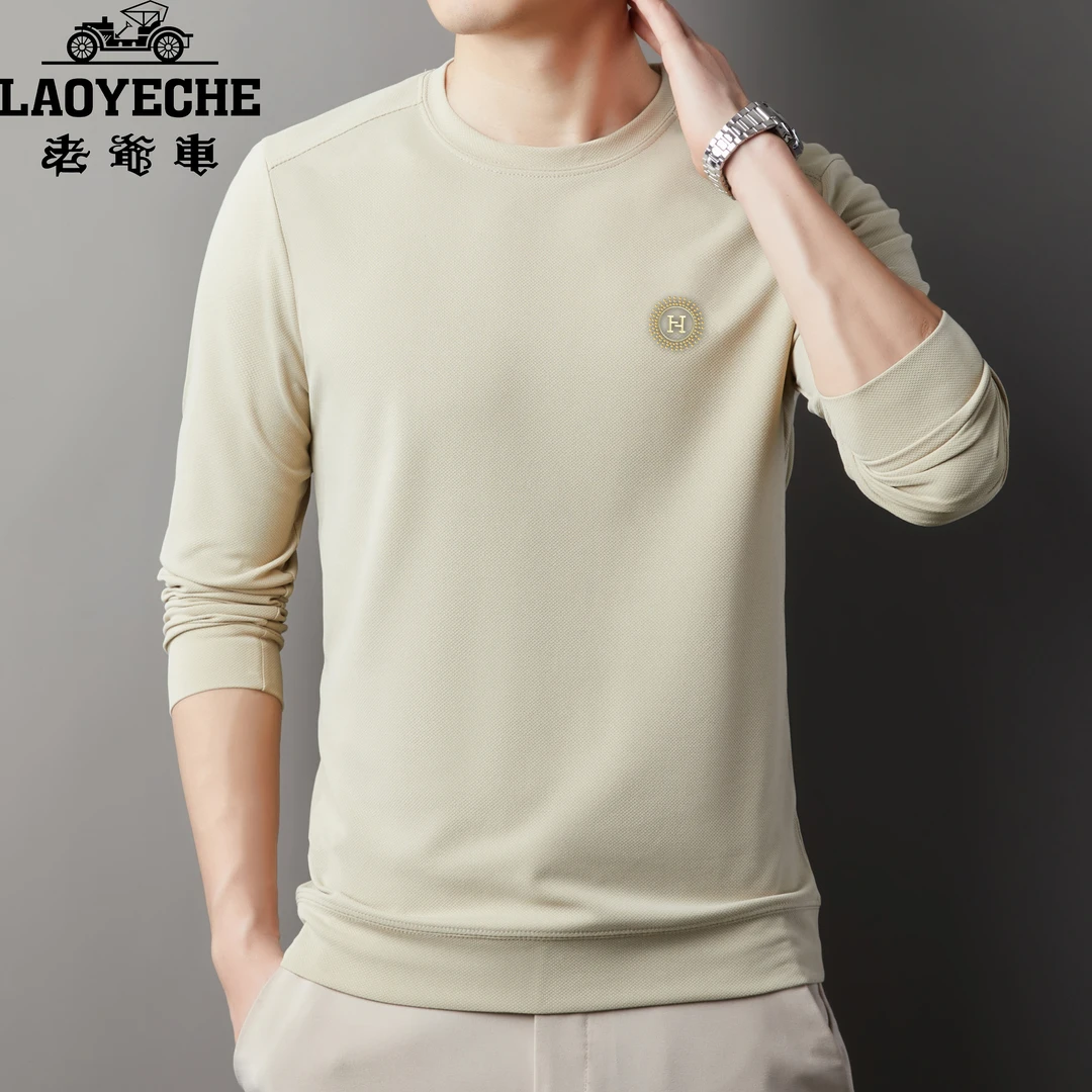 老爷车卫衣男士长袖春秋时尚休闲春季红色百搭高档薄款潮流秋冬