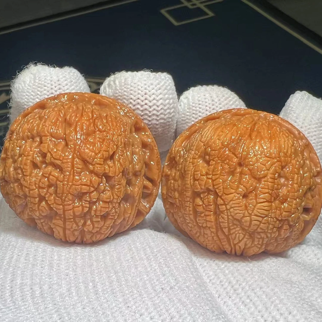 【龙珠】秦岭核桃野生文玩核桃精选配对