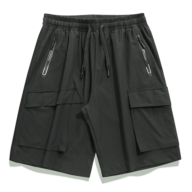 男士短裤运动百搭五分裤夏季透气宽松大码休闲裤舒适多口袋裤子潮