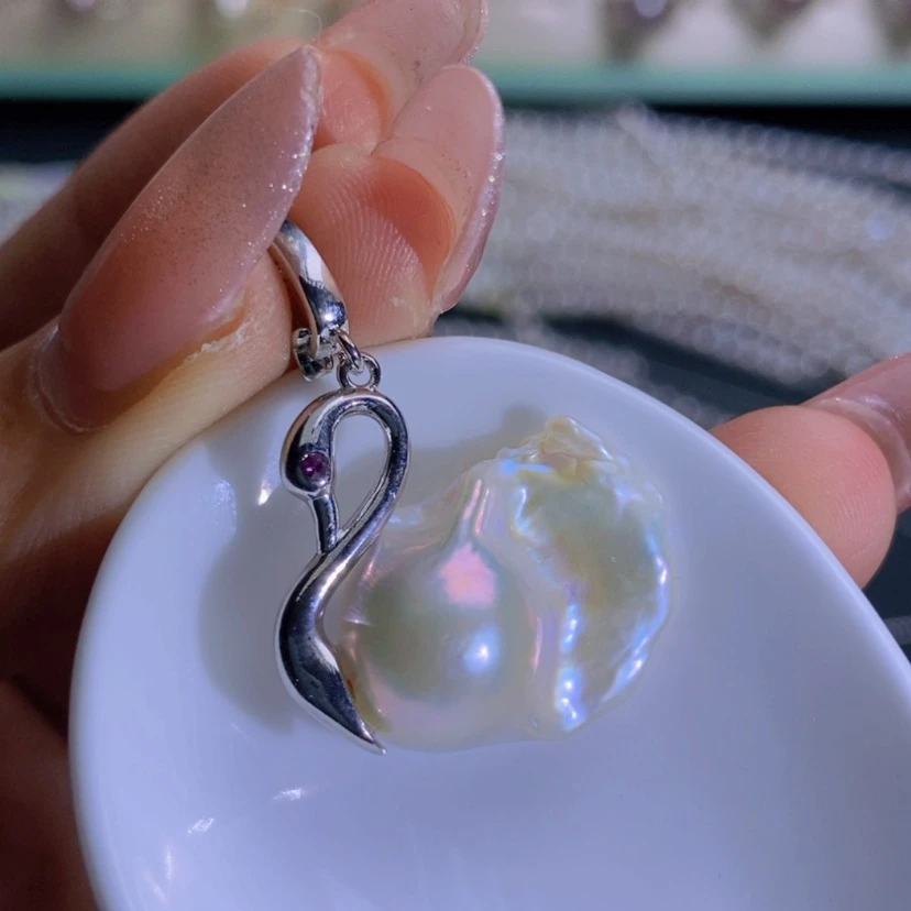 【闪购商品】淡水珍珠天然淡水珍珠合金