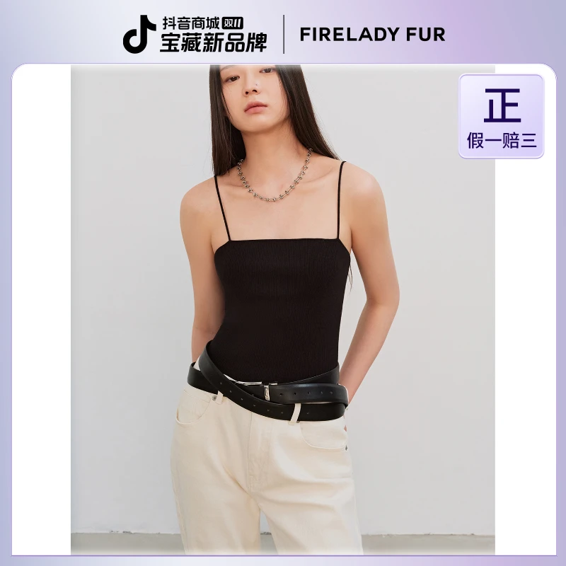 付智恩0感舒压100%精梳棉 细肩平口抹胸吊带夏季长短款