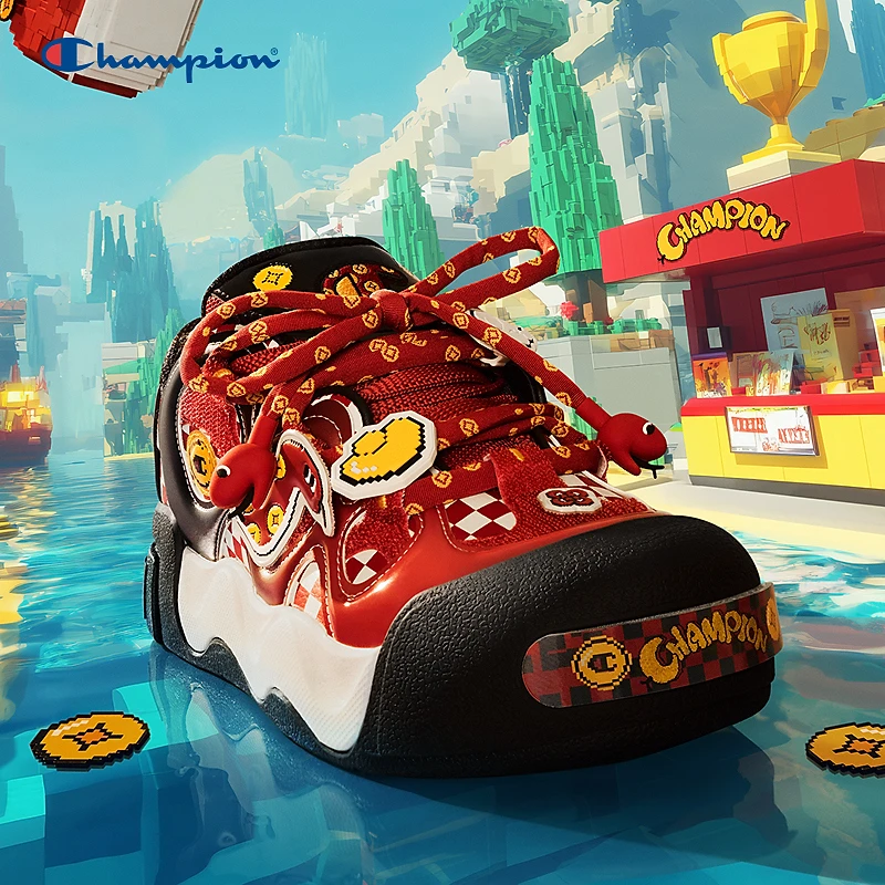 【蛇年限定】Champion膨膨甜甜圈休闲板鞋2025春季新款厚底鞋