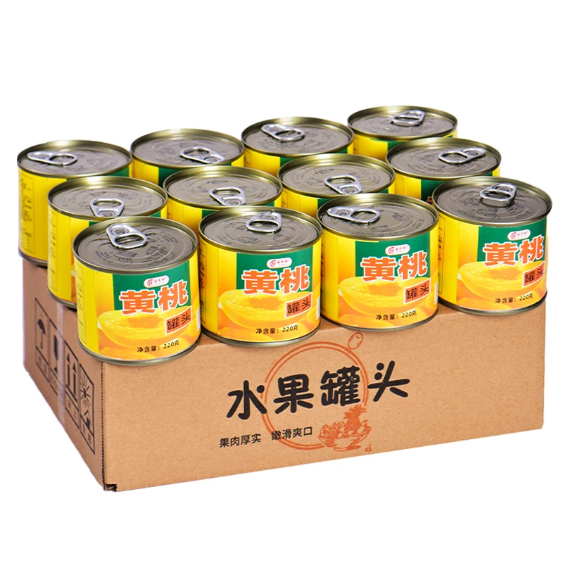 新鲜水果罐头砀山黄桃罐头特产整箱批发商用正品官方鲜果捞饱满