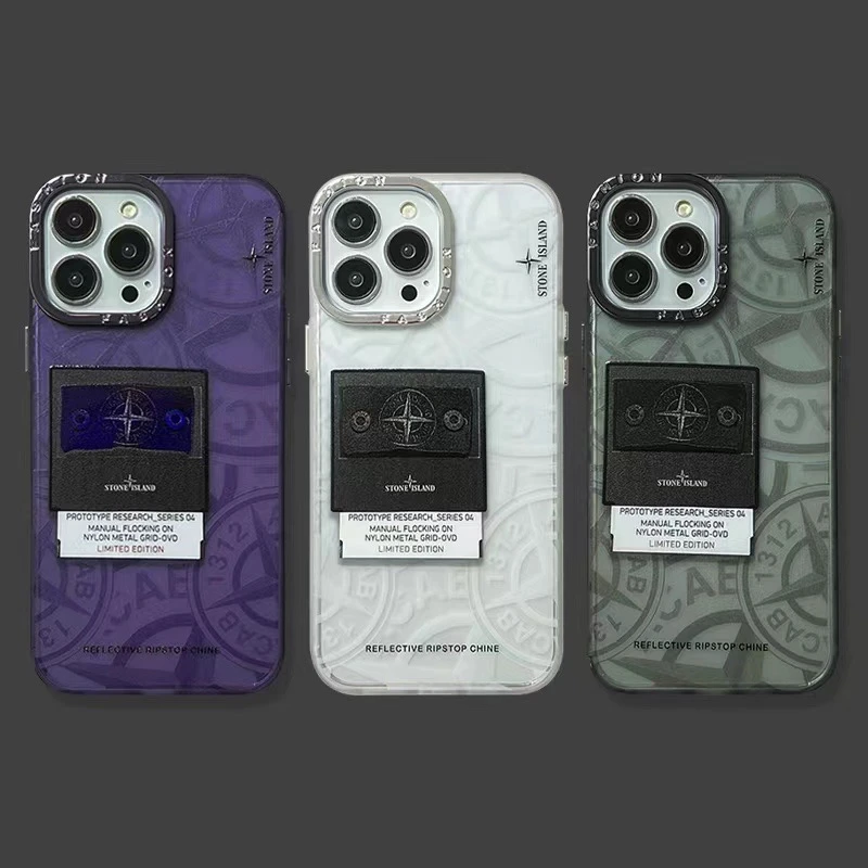 石头岛标签14适用苹果13ProMax手机壳iphone11电镀框直边潮酷12硬