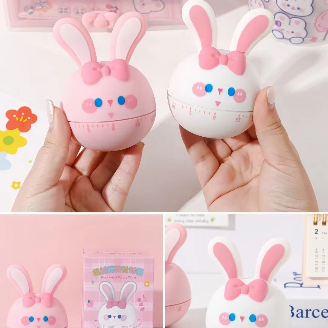 2284软糖兔造型机械计时器1个