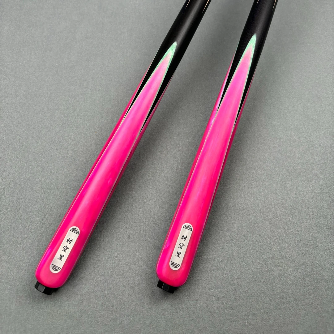 定制款手工杆小头一体通杆斯诺克台球杆九球中式黑8八台球杆