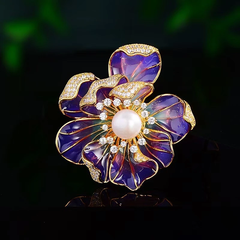 合金胸针 【国风牡丹】简约百搭精致优雅高档春夏时尚胸针5020