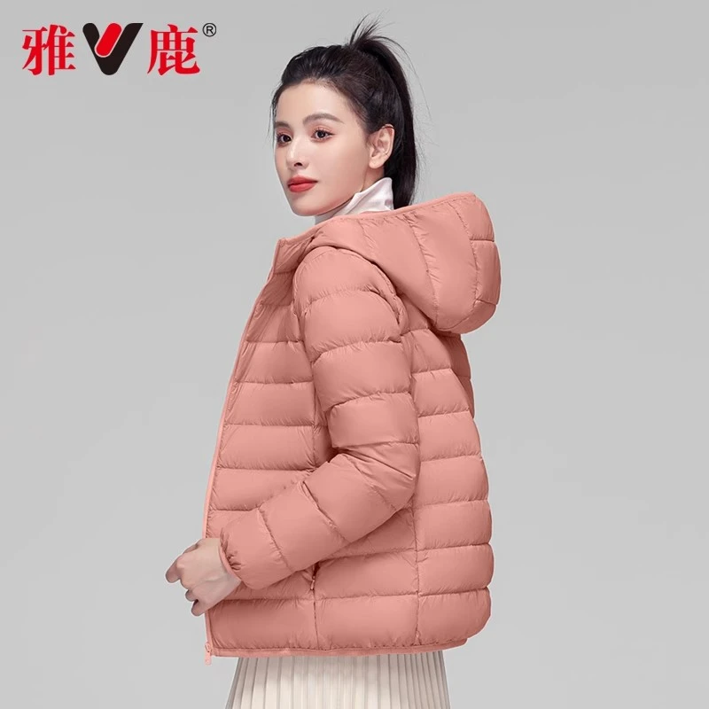 现货雅鹿羽绒服官方正品新款轻薄羽绒服女款百搭内胆外穿外套羽绒