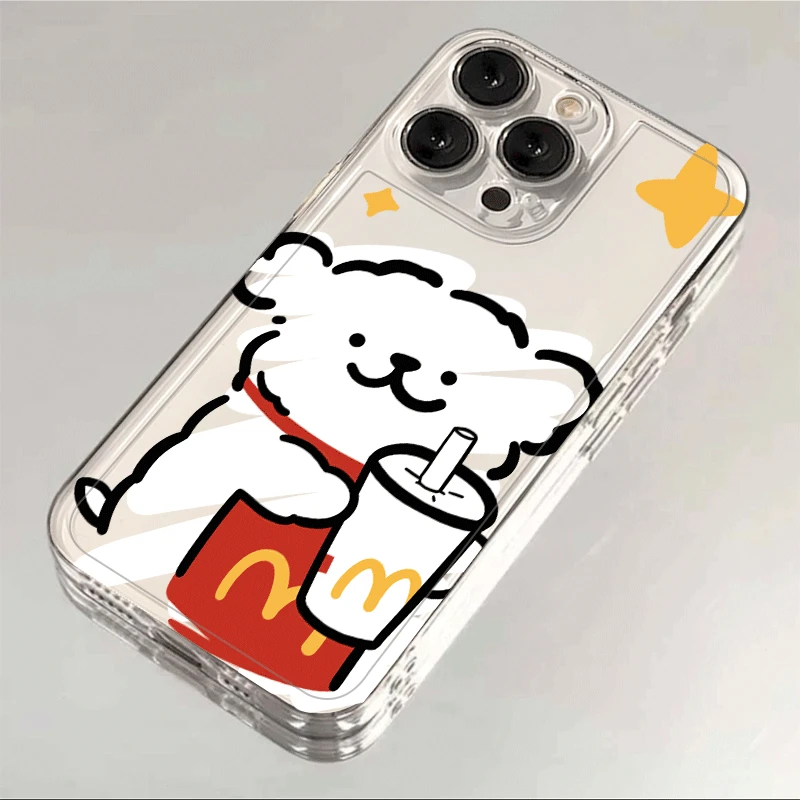 情侣透明iPhone15promax适用苹果14小米oppo华为vivo荣耀手机壳