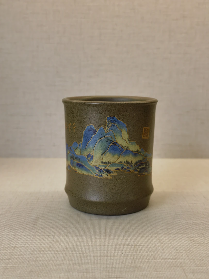 茗壶甄选 千里江山主人杯 段泥