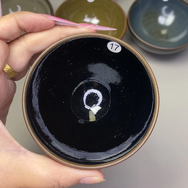 茶盏樂*建窑建盏柴烧主人杯