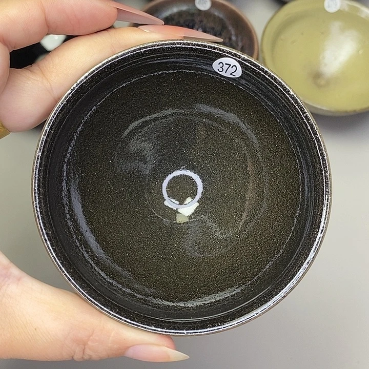茶盏建窑建盏磨底柴烧主人杯
