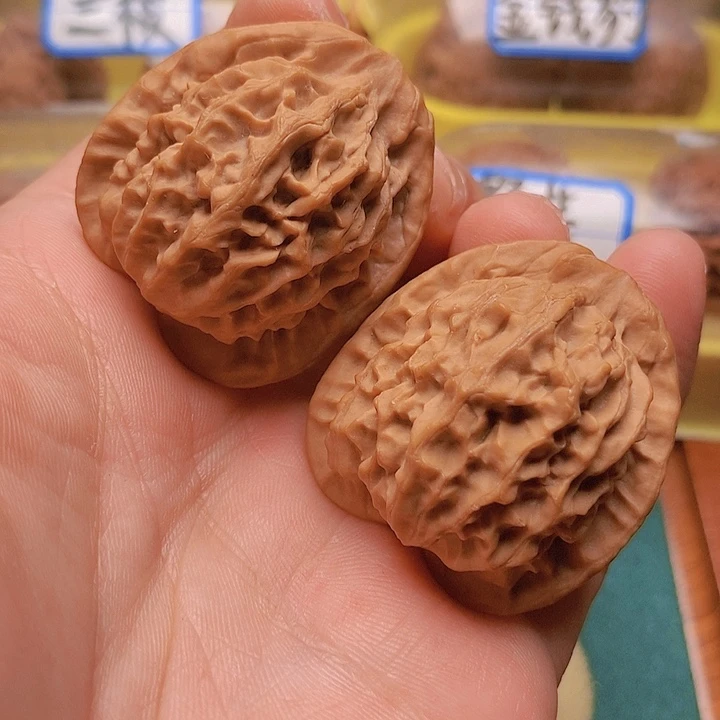 文玩核桃把件38全品蜡皮秦公子