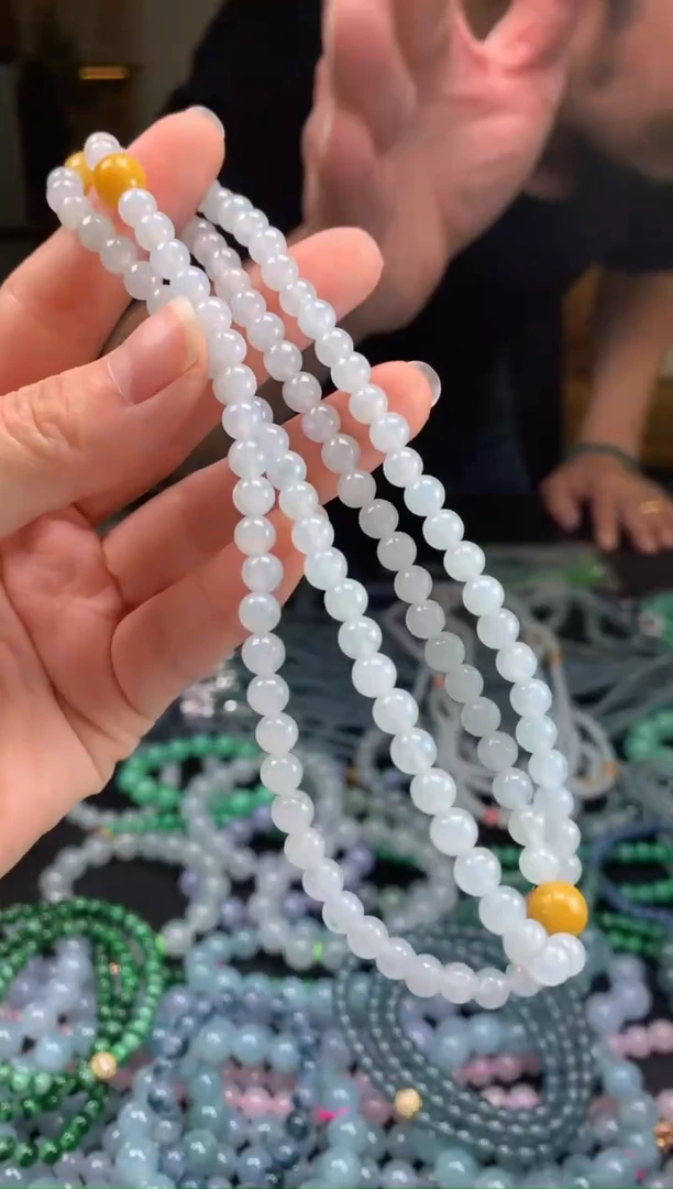 【闪购商品】翡翠珠串未镶嵌-23092多样性发其一