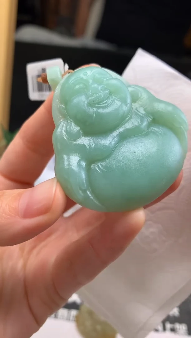 【闪购商品】定制翡翠未镶嵌吊坠-52341