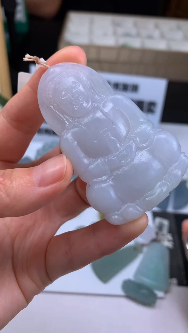 【闪购商品】定制翡翠未镶嵌吊坠-52611