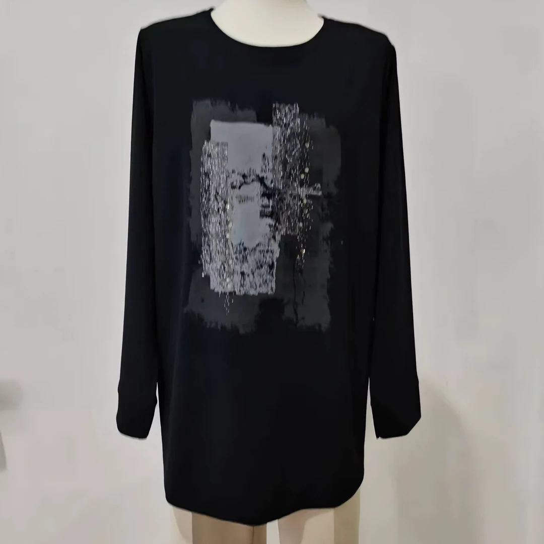 韩国 东大门 时尚 印花 小衫