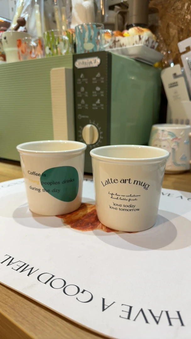 创意卡通陶瓷马克杯手握咖啡杯