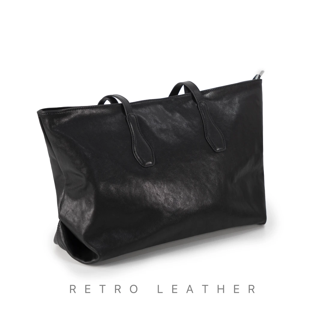 NANGE 定制/托特包 头层水晶植鞣牛皮慵懒休闲轻奢