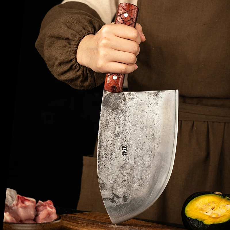 乔正砍骨头刀专用剁骨刀斩大骨头刀牛骨猪骨羊骨商用锋利加厚厨师