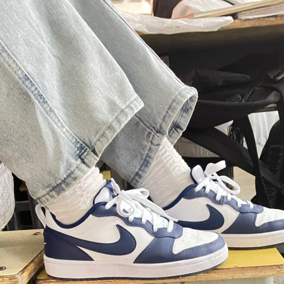 Nike耐克Court Borough 女子大童潮流时尚运动休闲鞋 BQ5448-107