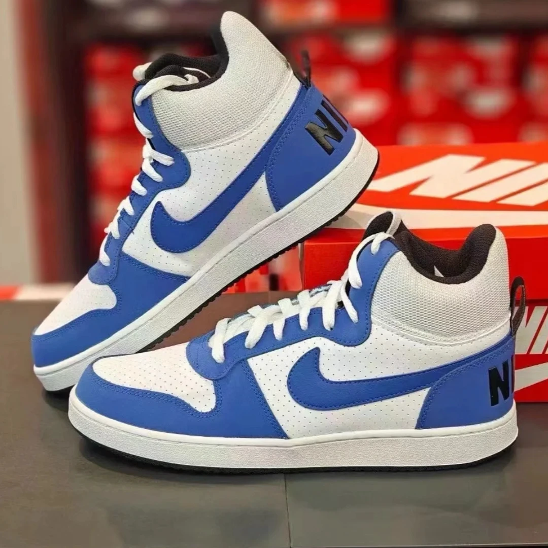 Nike/耐克COURT BOROUGH 男子高帮运动舒适休闲板鞋838938-102
