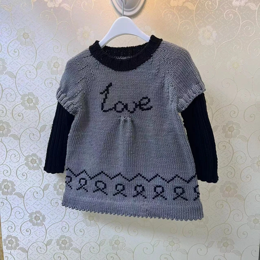 美宝长袖连衣裙材料包非成品！新潮时尚可爱百搭洋气儿童