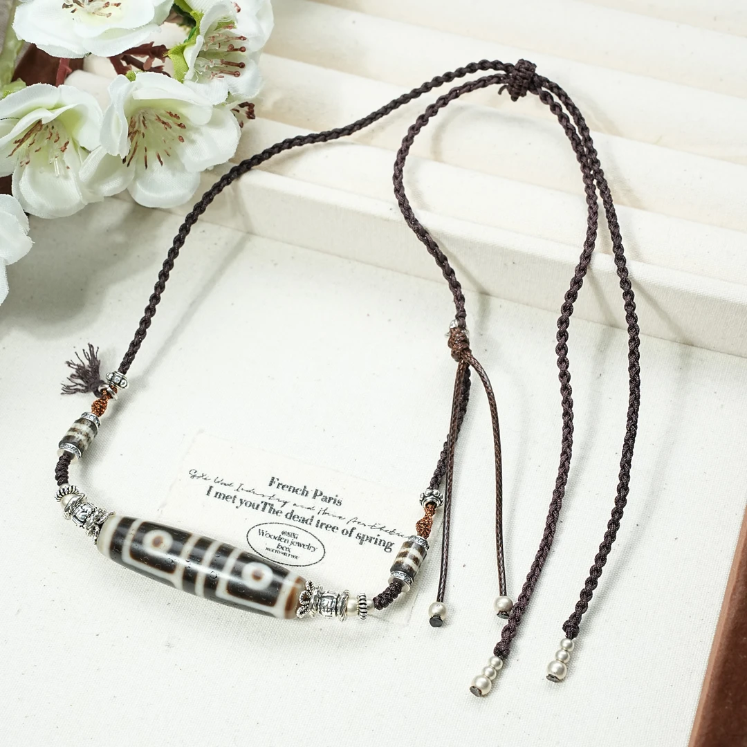 【观澜珠宝】地门四玛瑙项链 复古民族风藏式潮流饰品多样发 1808