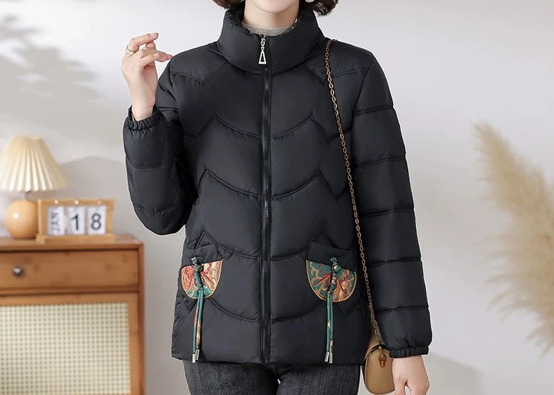 2024冬季国风妈妈款棉服