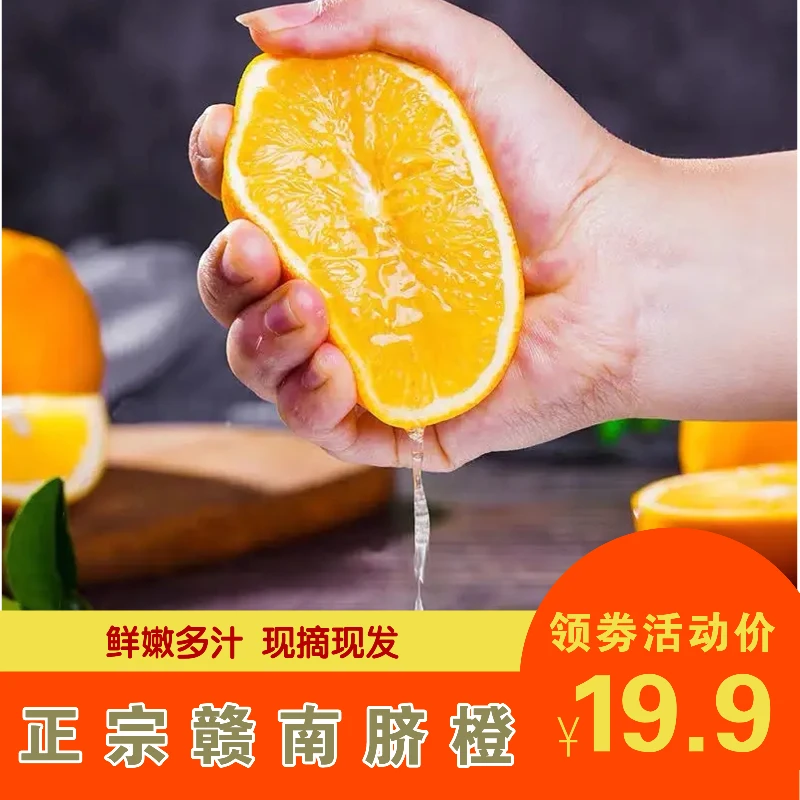 江西赣南脐橙信丰新鲜采摘产地直发橙子自家果园新鲜应季水果