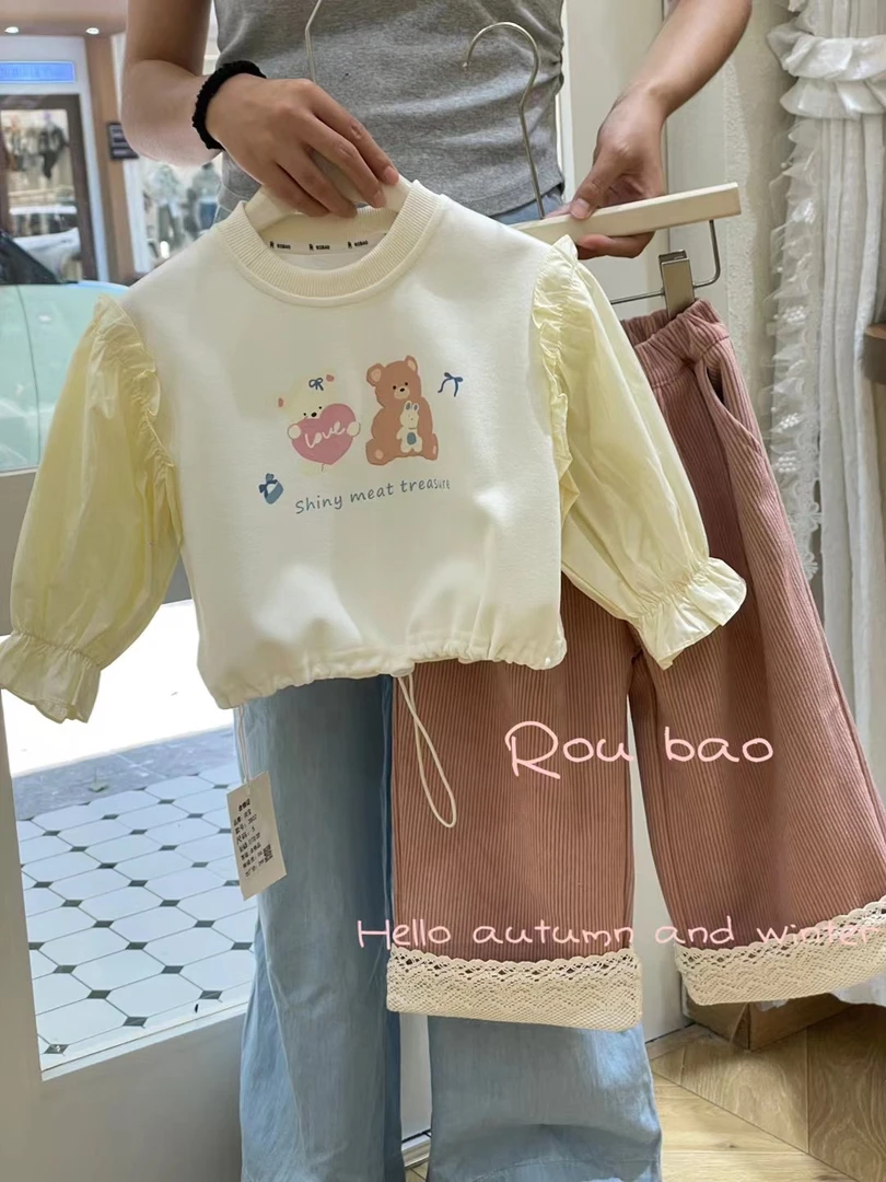 肉宝2024新款韩版宽松卡通套头衫长袖卫衣(除质量问题no退换）