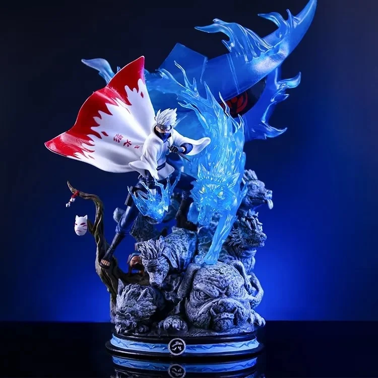 火影忍者 GK 六代目 CS 旗木卡卡西 拷贝忍者 可发光场景手办模型