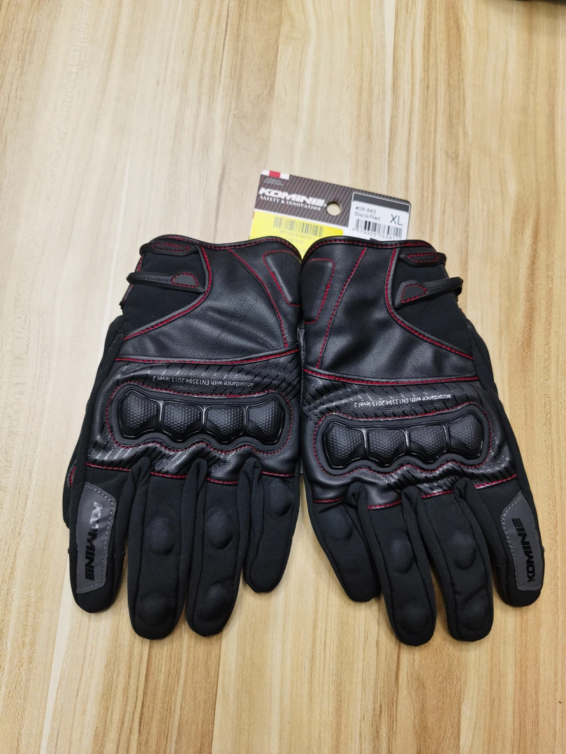 KOMINE摩托车机车秋冬手套06-843