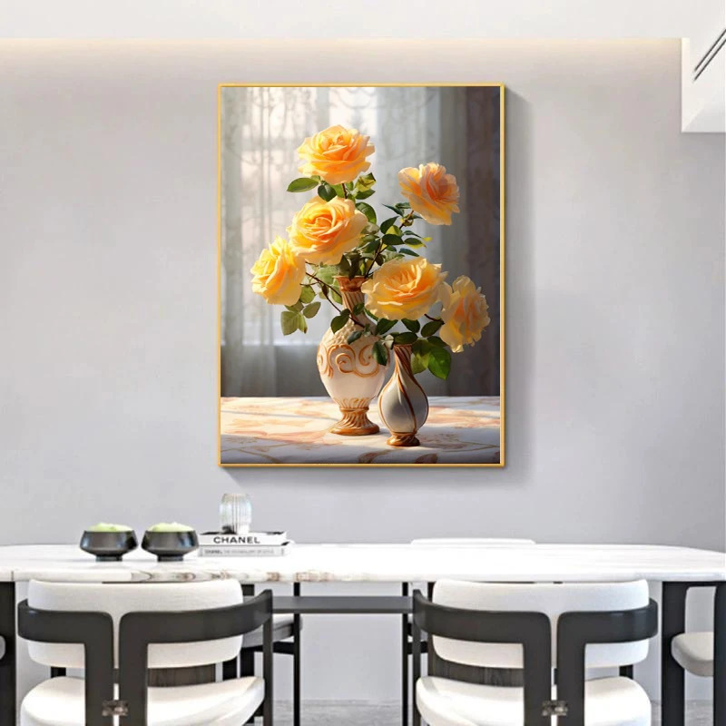 福利款-【一帘阳光】40CM*60CM轻奢简约单幅床头餐厅客厅装饰画