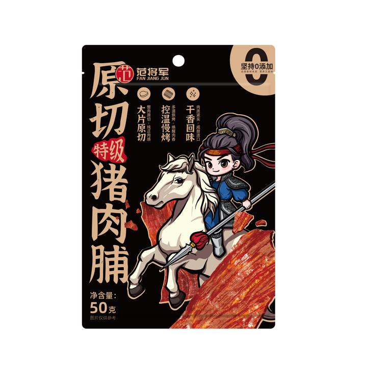 范将军原切猪肉脯特级猪肉脯靖江特产肉类零食