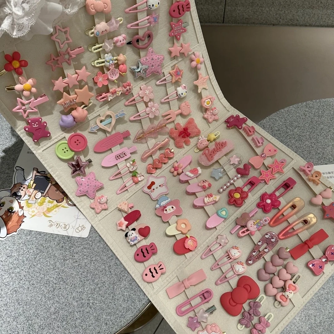 20个可爱三鹂hellokitty发夹头饰卡通kt发卡混合风格各种都有