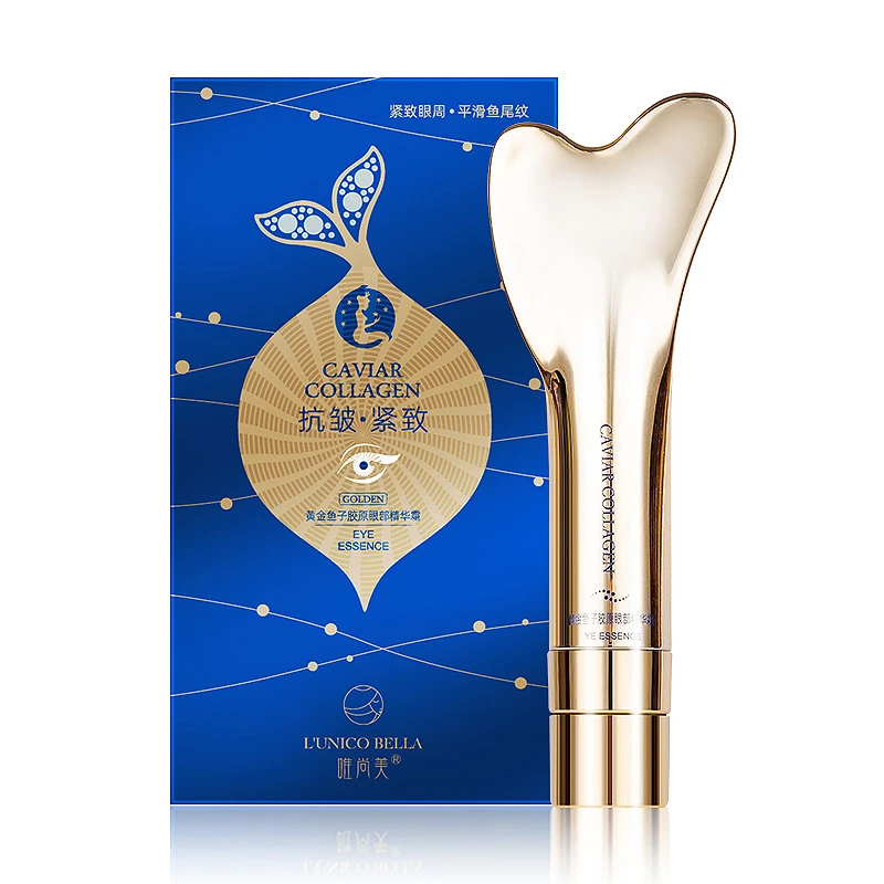 唯尚美黄金鱼子胶原眼部精华霜 鱼尾巴眼霜