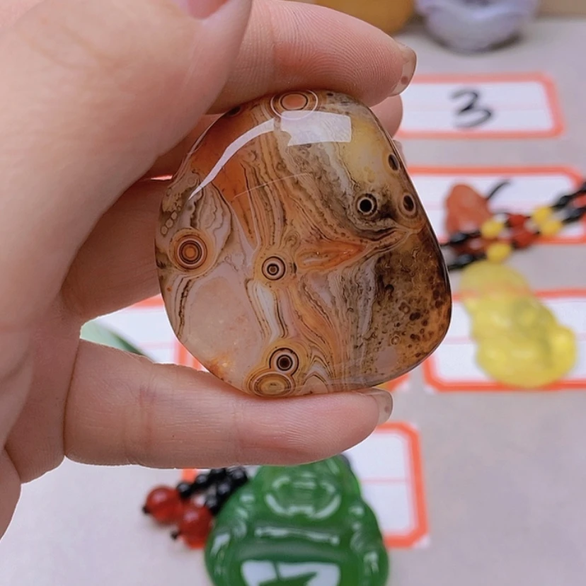 【闪购商品】玛瑙/玉髓颈饰未镶嵌芹*