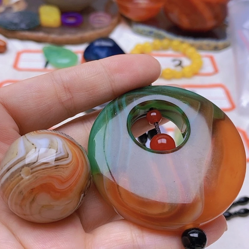 【闪购商品】玛瑙/玉髓珠宝半成品未镶嵌番*