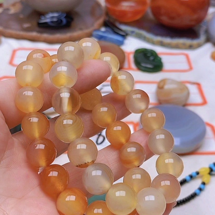 【闪购商品】玛瑙/玉髓珠宝半成品未镶嵌小*林