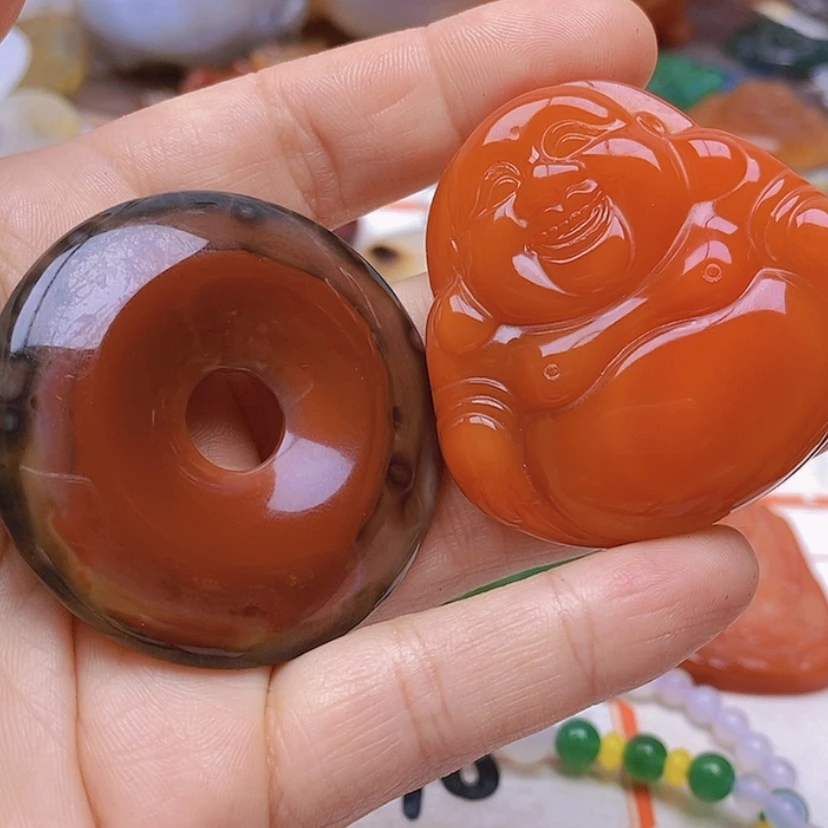 【闪购商品】玛瑙/玉髓珠宝半成品未镶嵌欢*