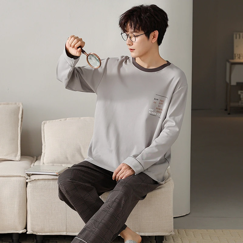 【品牌高货，秋季款多量少】男士套装高品质家居服AM-2159/T38