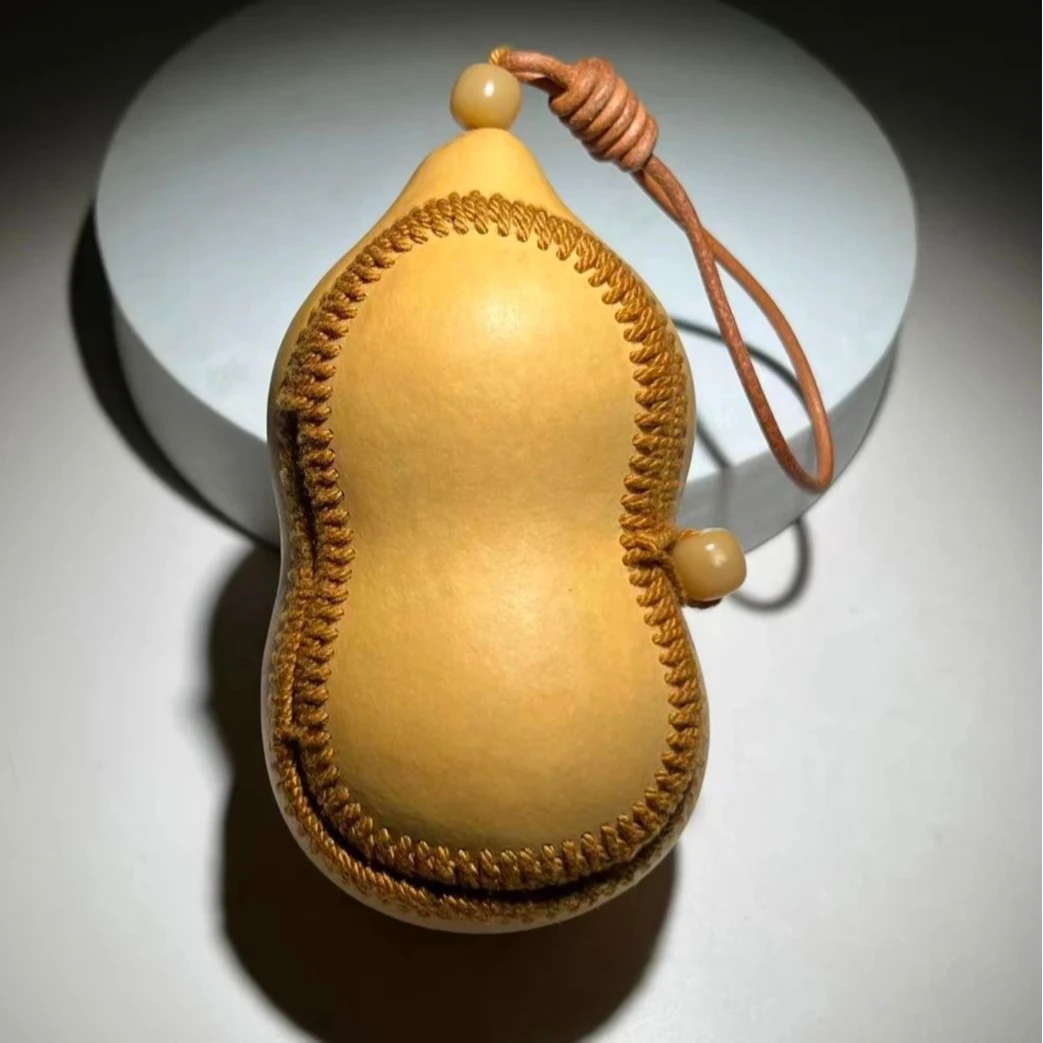 葫芦包包天然葫芦福禄人工缝制收纳出行容器居家摆件挂件