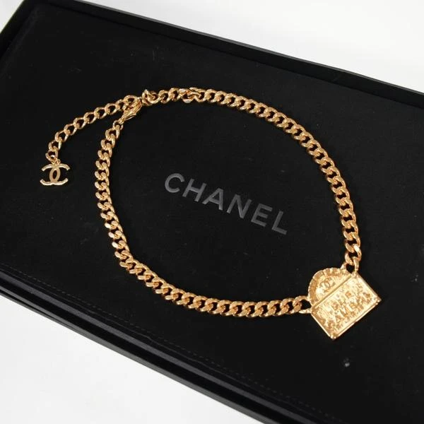95新 Chanel/香奈儿 Chanel 金色康鹏街吊坠项链