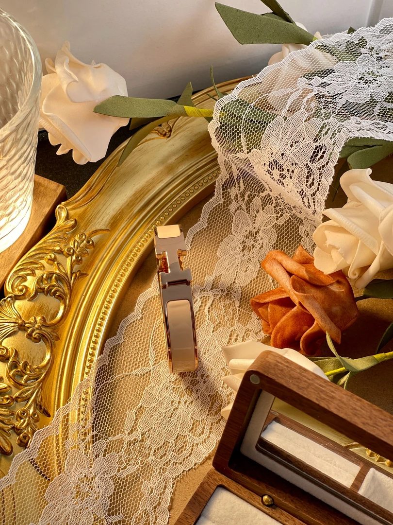 铜合金手镯 SL-914新款时尚百搭轻奢精致简约女锁骨链满钻气质