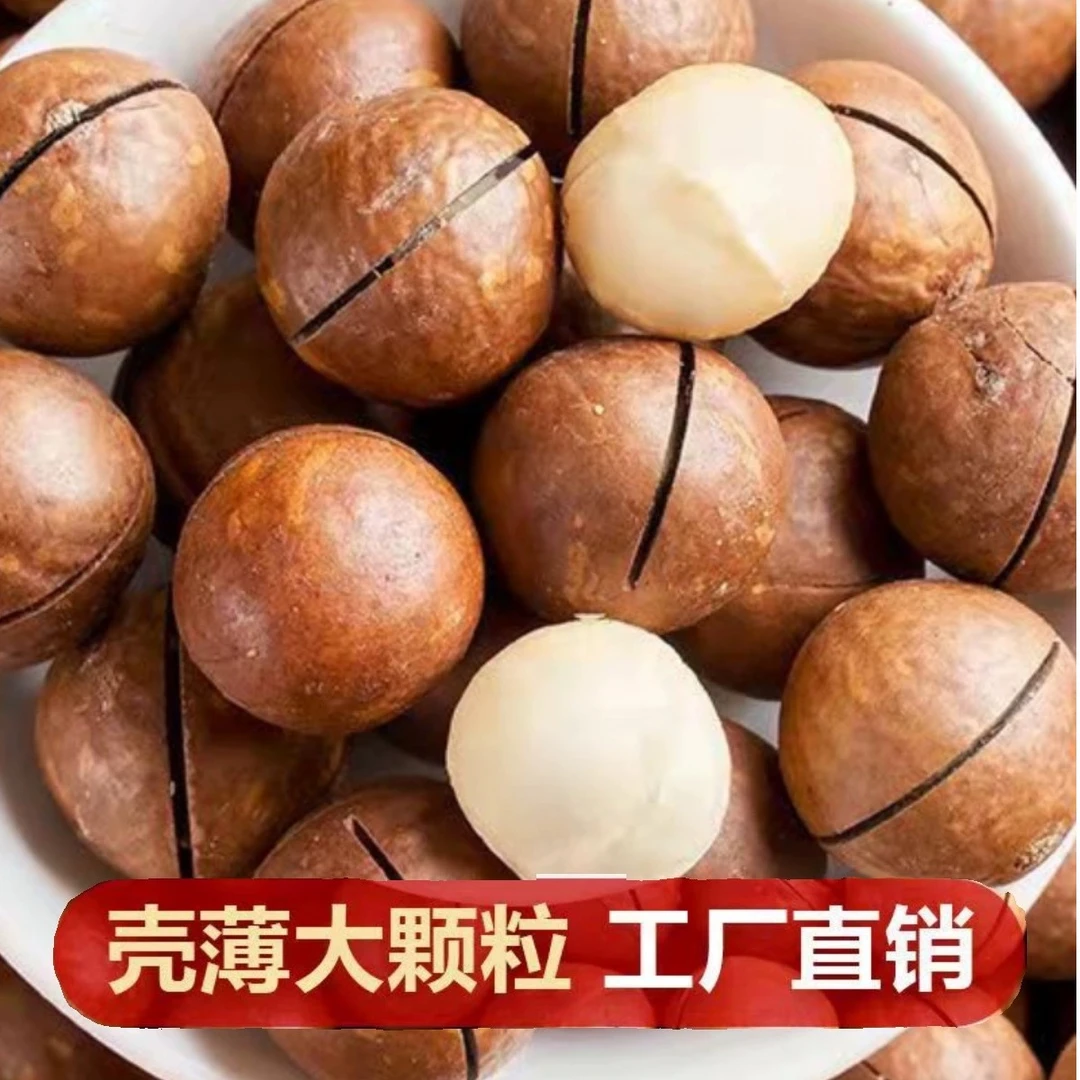 【枣飞扬】夏威夷果250g*2新货天然美味营养酥脆零食高品质精选坚果